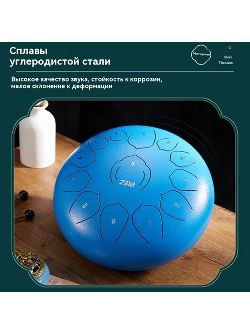Гу изумруд, голубой, фото 3