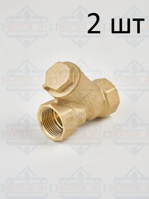TIM 2 шт Фильтр грубой очистки воды 3 4" г-г, 2 шт, 4 г, фото 4