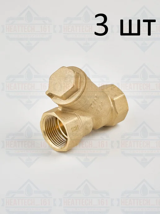 TIM 1 шт Фильтр грубой очистки воды 1 2" г-г, 3 шт, 4 г, фото 4