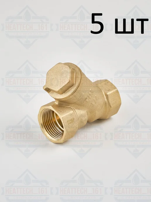 TIM 2 шт Фильтр грубой очистки воды 3 4" г-г, 5 шт, 4 г, фото 4