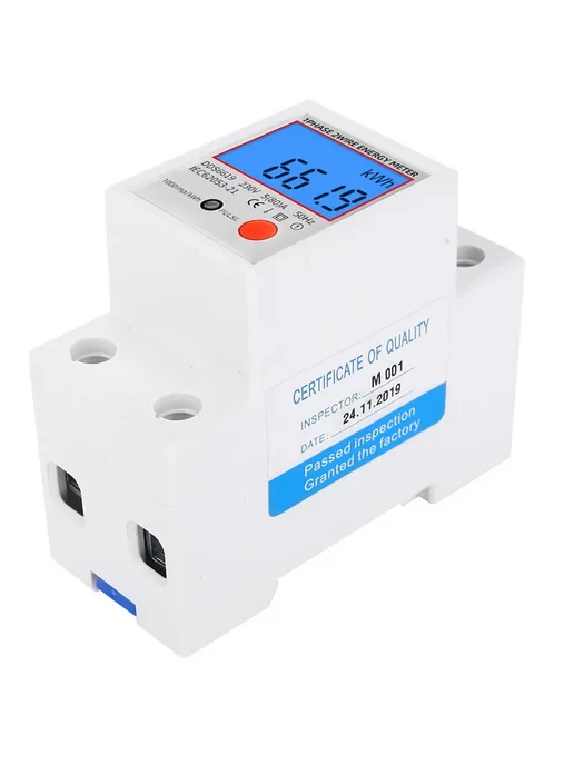 Счетчик электроэнергии DDS6619-012 однофазный с подсветкой, вариант, фото 4