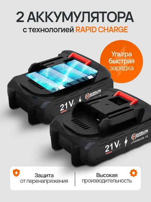 Haverlok Краскопульт аккумуляторный 21V профессиональный мощный, синий, фото 8