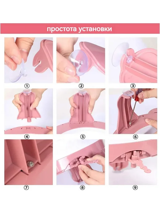 Вязальная машина Centro для вязания светло-розовый белый, белый, фото 6