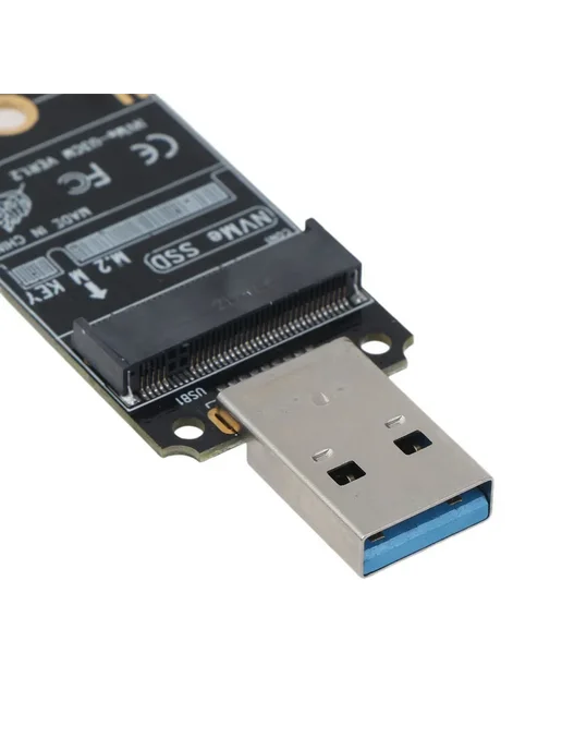 USB-адаптер для M.2 NVME SSD Разноцветный, вариант, фото 4