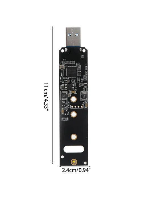 USB-адаптер для M.2 NVME SSD Разноцветный, вариант, фото 5