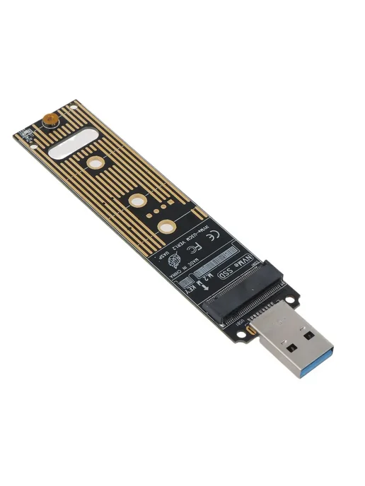 USB-адаптер для M.2 NVME SSD Разноцветный, вариант, фото 7