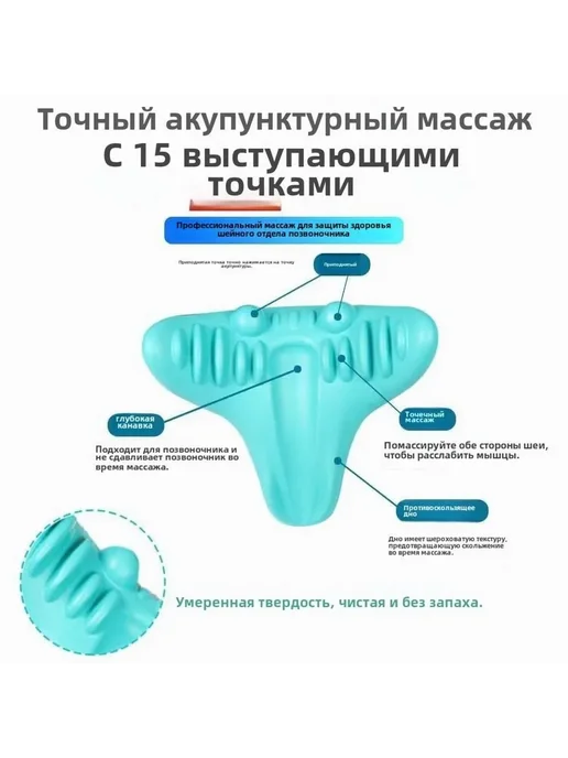 Болстер для йоги синий подушка для тренировок, синий, фото 2