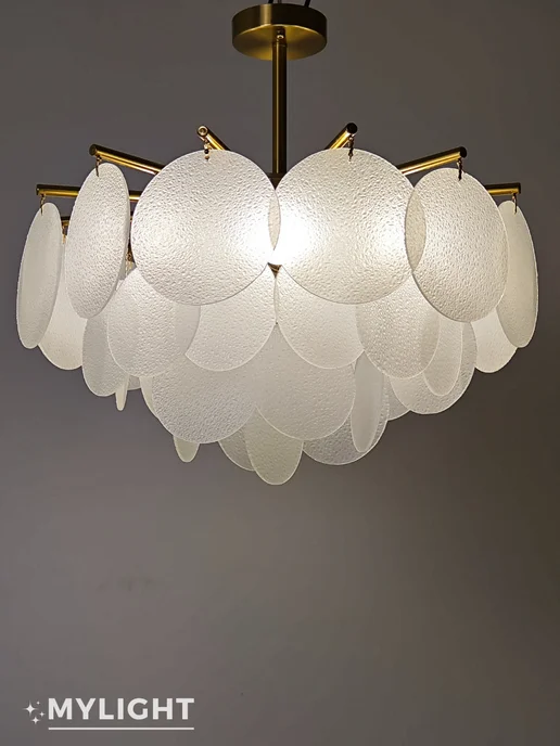 MyLight Люстра потолочная для гостиной, белый, фото 6