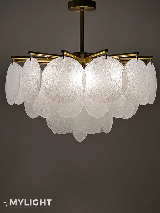 MyLight Люстра потолочная для гостиной, белый, фото 7