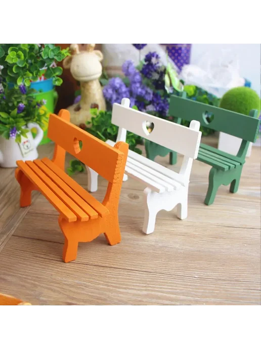 Декоративная скамья для сада КAESI Цв. Синий, синий, фото 3