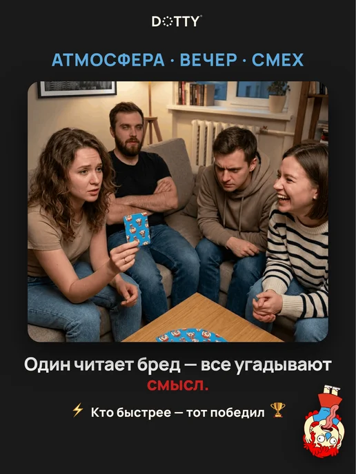 Dotty Настольная игра Что ты несёшь, вариант, фото 3