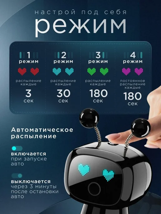 Автомобильный ароматизатор Робот, вариант, фото 7