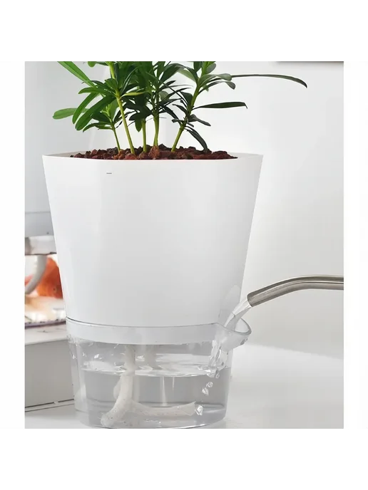 Горшок для цветов 2 шт. 13 л белый, 2 шт, 13 л, фото 2