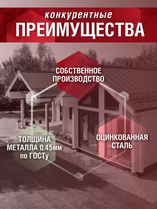 Grand Line Угол внутренний 70х70х1000мм 7 шт зеленый мох, 70x70x1000 мм, 7 шт, фото 6