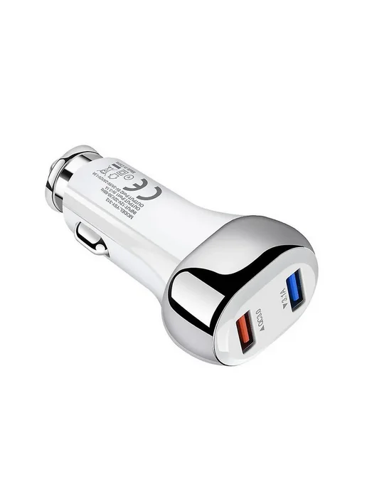 Двухпортный USB-зарядка QC3.0 для авто Цв. Style E, вариант, фото 2