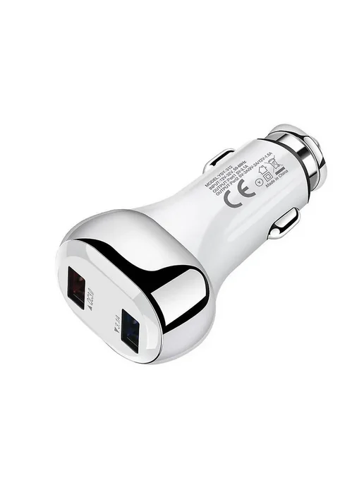 Двухпортный USB-зарядка QC3.0 для авто Цв. Style E, вариант, фото 4