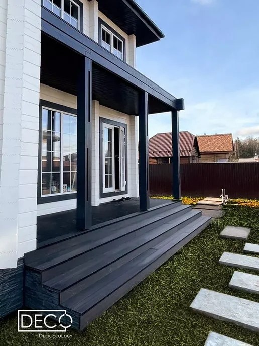 Deck Ecology Террасная доска из ДПК 20х140х2000 мм, декинг стандарт, 6шт, 6 шт, фото 8