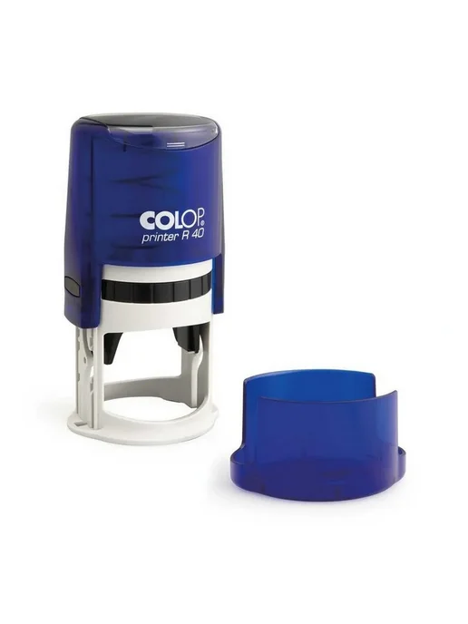 Colop Оснастка для печати круг. с крышкой Pr. R40 индиго, вариант, фото 3