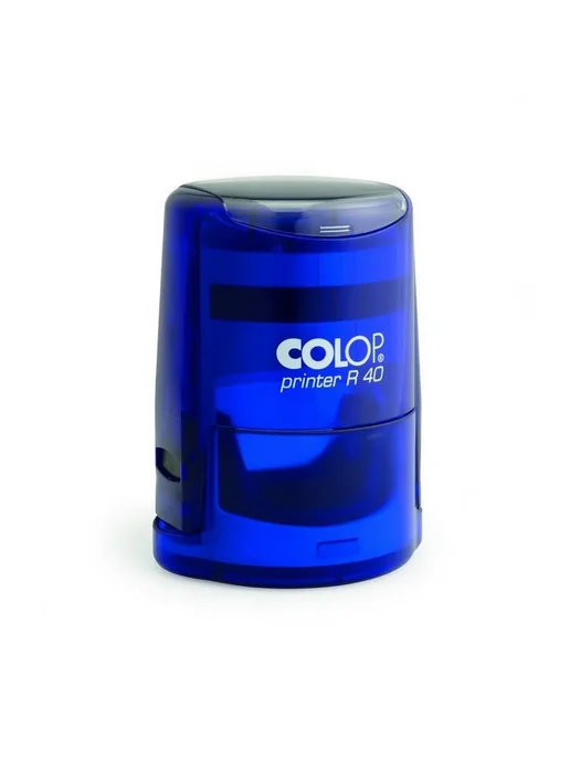 Colop Оснастка для печати круг. с крышкой Pr. R40 индиго, вариант, фото 4