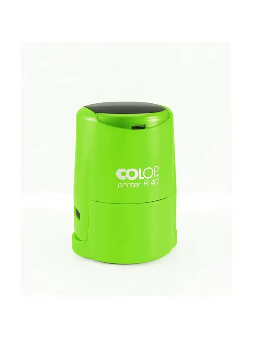 Colop Оснастка для печати круг.с крышкой Pr. R40 розов. неон, зеленый, фото 4