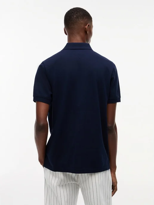 TOMMY JEANS Футболка поло приталенная, синий, фото 3