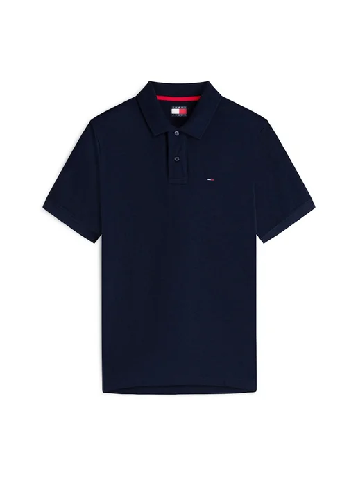 TOMMY JEANS Футболка поло приталенная, синий, фото 5