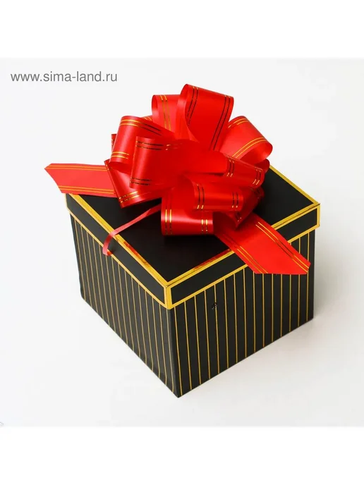 Сима-Ленд & UPAK LAND Бант для подарка, красный