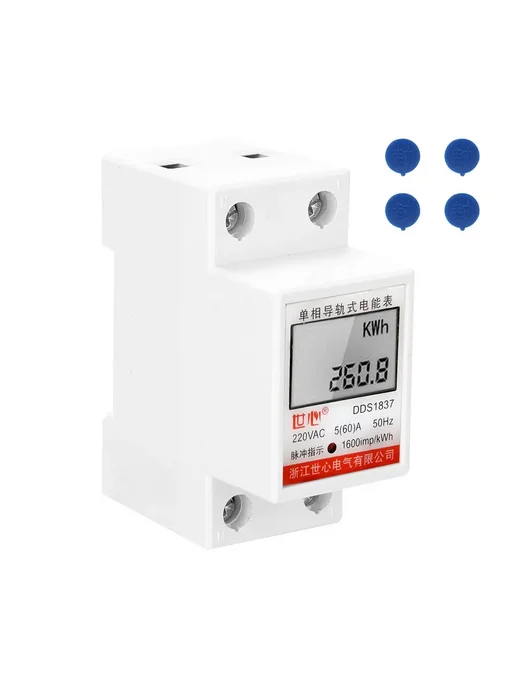 Счетчик электроэнергии DDS-LDG 220В 50Гц однофазный 1 шт, 1 шт