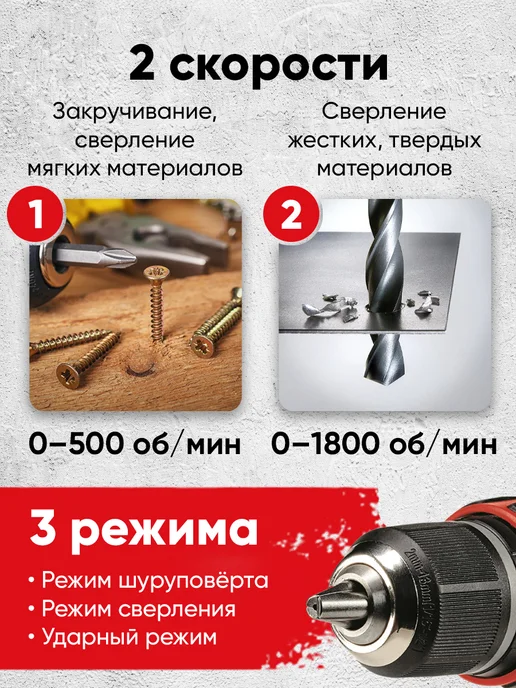 Einhell Аккумуляторная дрель-шуруповерт PXC TE-CD 18 Li-i BL,18В, красный, фото 2