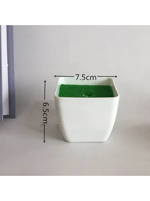 Горшок для цветов пластиковый 1 шт Белый ABS, 1 шт, фото 5