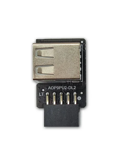 USB 2.0 9-контактный Разъем 2 Порта A Адаптер Конвертер, вариант, фото 8