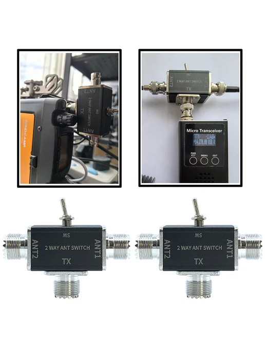 2W CB HAM ант. коммутатор 100W 0-50МГц, OFF земля для SO239, 2 Вт, 100 Вт, фото 3