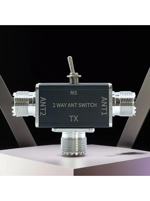 2W CB HAM ант. коммутатор 100W 0-50МГц, OFF земля для SO239, 2 Вт, 100 Вт, фото 5