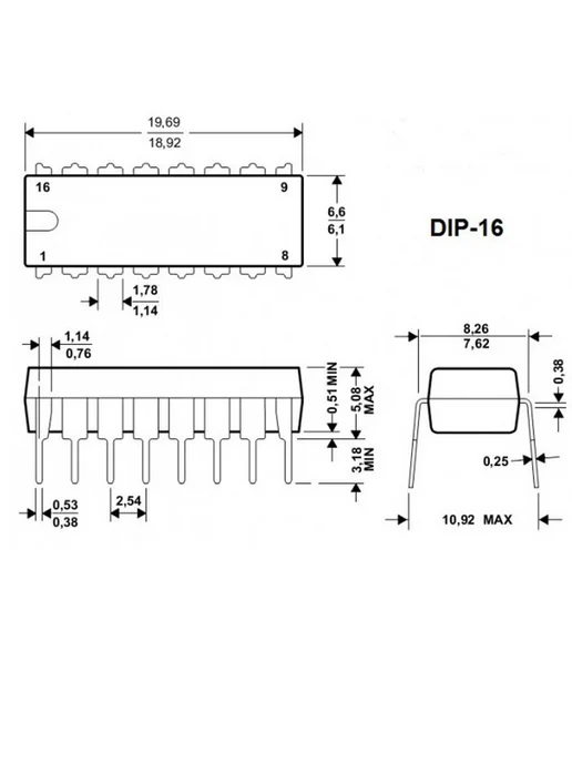Нет бренда Микросхема КР155ИМ3 (SN7483) DIP16 (3шт), 3 шт, фото 2