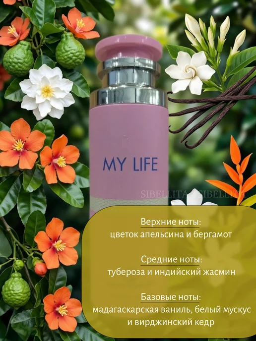 SIBELLITA Grandeur Body Spray Дезодорант-спрей My Life,200мл, 200 мл, фото 2