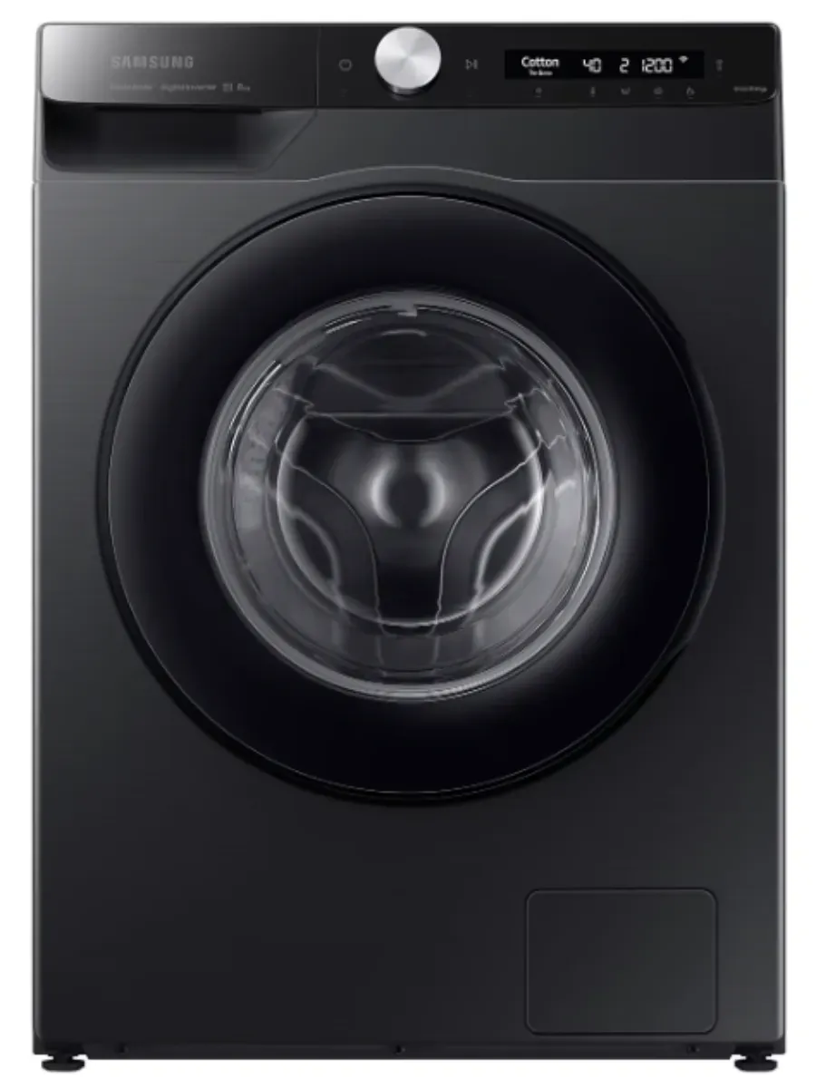 Узкая стиральная машина WW80AG6S28ABLP, 8 кг, Черная Samsung 403230727 купить за 40 145 ₽ в интернет‑магазине Wildberries