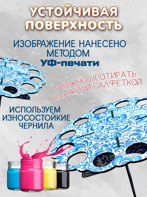 Подставка для яиц Пасхальная, голубой, фото 5