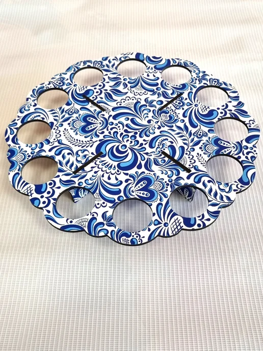 Подставка для яиц Пасхальная, голубой, фото 7