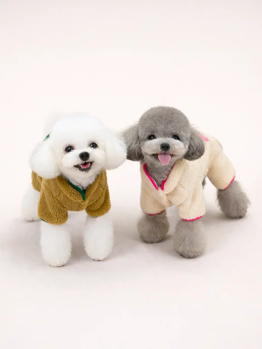 T-Pets Комбинезон для собак и кошек, коричневый, фото 6