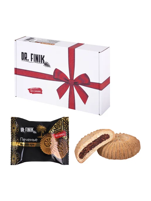 Dr.Finik Печенье песочное с начинкой из Финика и Кураги без сахара, вариант, фото 2