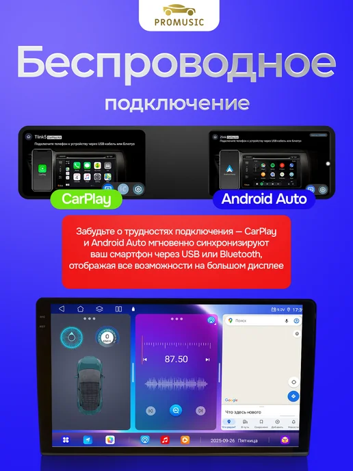 ProMusic Магнитола CC8 Pro для Универсальная на любой автомобиль, вариант, фото 5