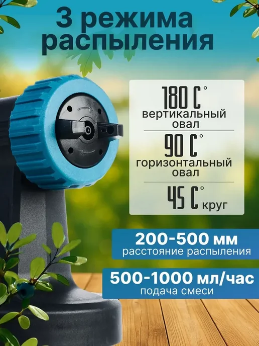 краскопульт электрический для дома, синий, фото 4