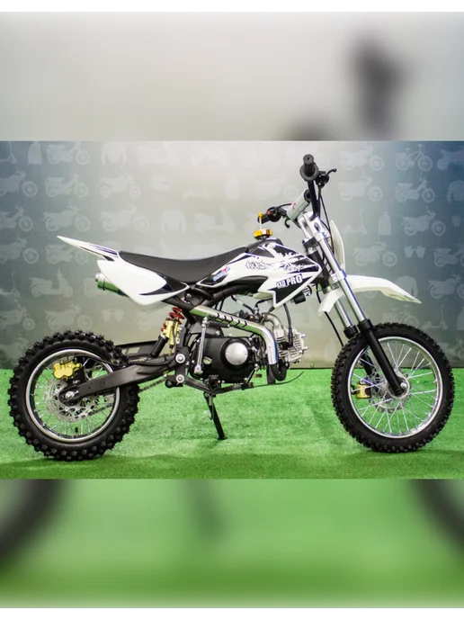 promax Подростковый Питбайк С.Мoto KXD 607 Люкс 14 12" 125 cc, белый, фото 5