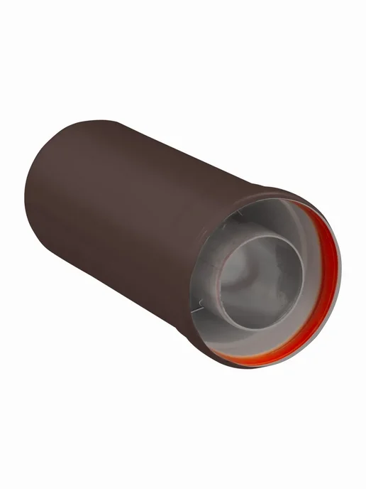 DR Thermo Удлинитель дымохода коаксиальный 60 100 500 мм Коричневый, коричневый, фото 8