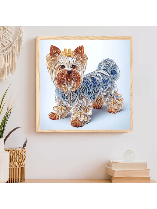 5D DIY частичный набор алмазной мозаики собака, 30x30 см, 30x30 см, фото 2