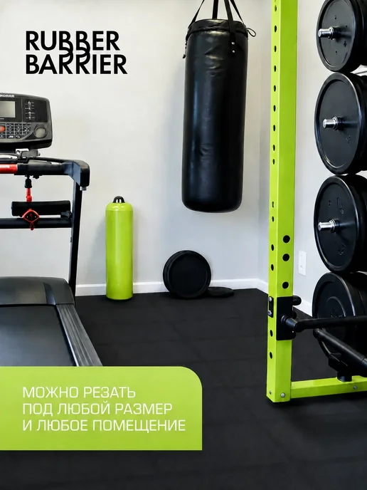 RUBBER BARRIER Садовая дорожка елочка в рулоне 100 см*500 см, черный, фото 5