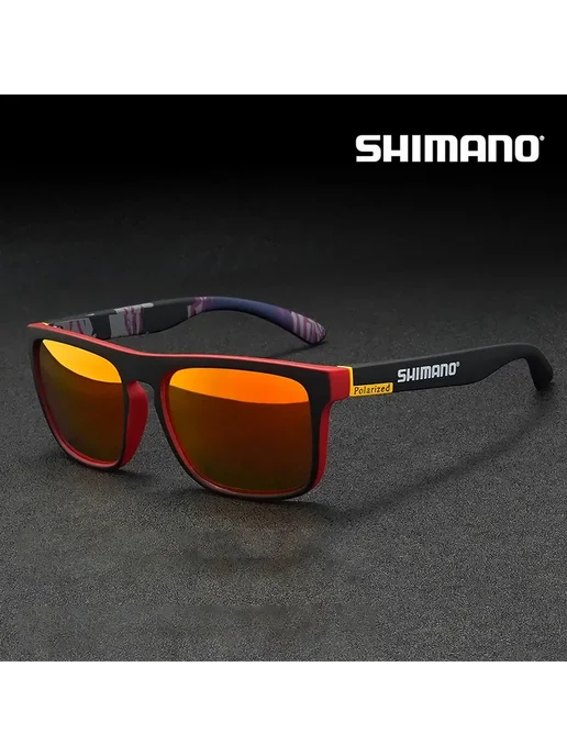 Очки спортивные красный, красный