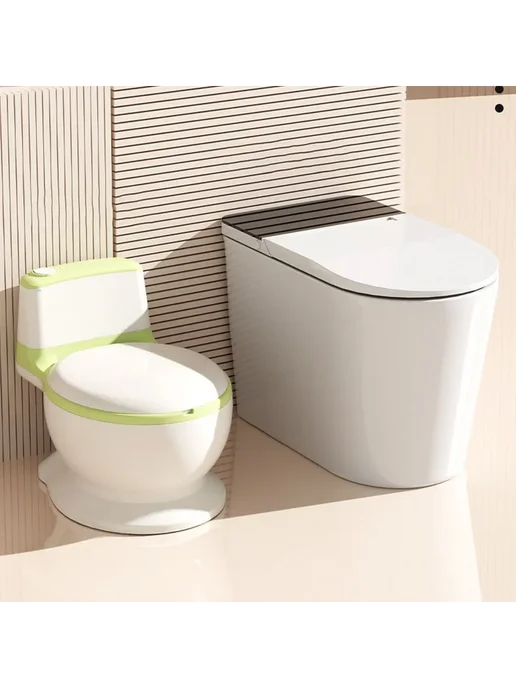 Детский горшок-унитаз с мягким ободком PVC, вариант, фото 4