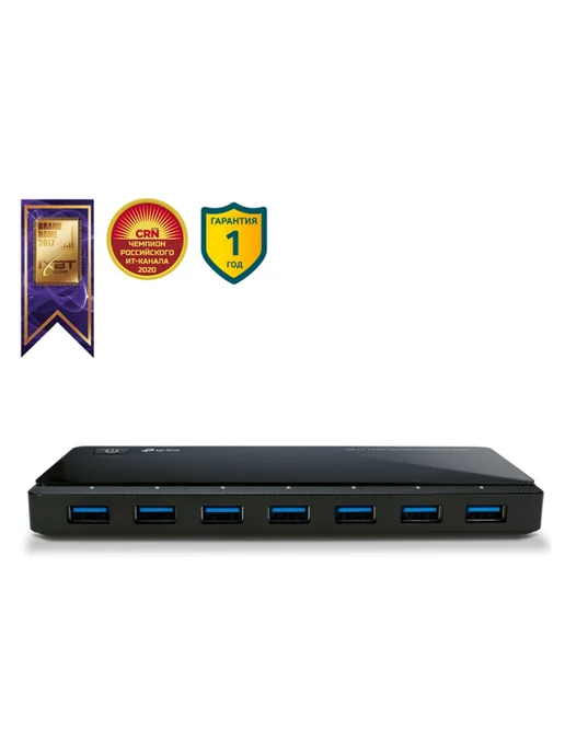 TP-link Разветвитель USB UH720 7ports USB 3.0, черный, фото 4
