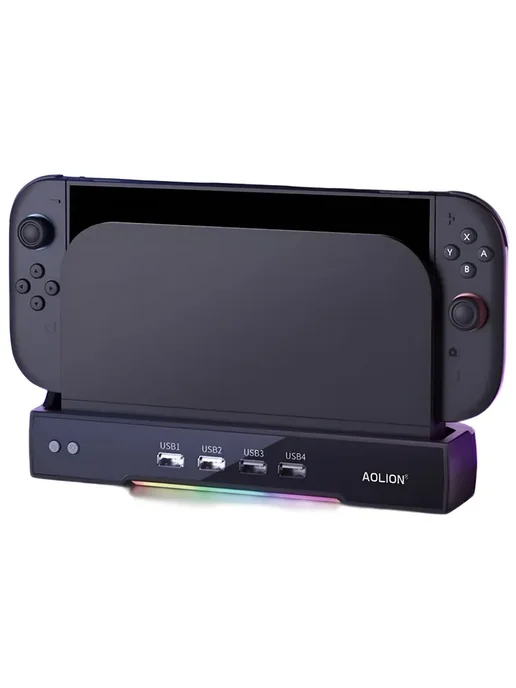 Aolion Док станция кронштейн для Nintendo Switch 2 с охлаждением, черный, фото 3